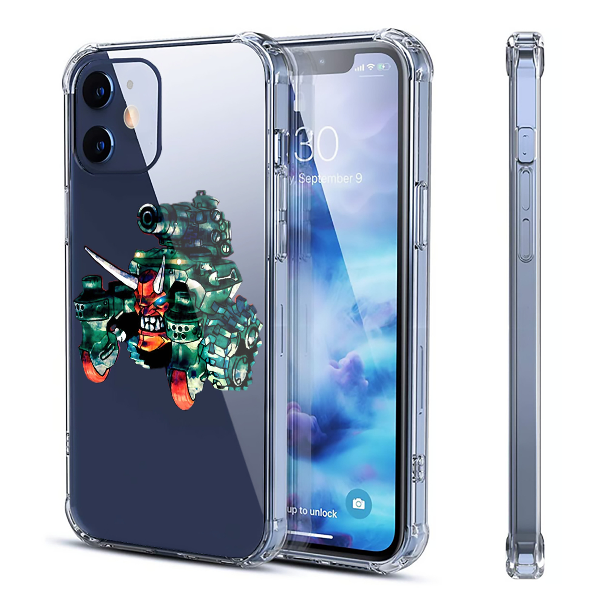 （画像用） 遊☆戯☆王 Yu-Gi-Oh! 【iPhone 12シリーズ対応】透明スマホケース（クリアソフトケース）